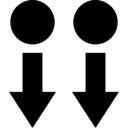 arrows,multimedia option,smartphone,touch screen,circles,movement,action ok 